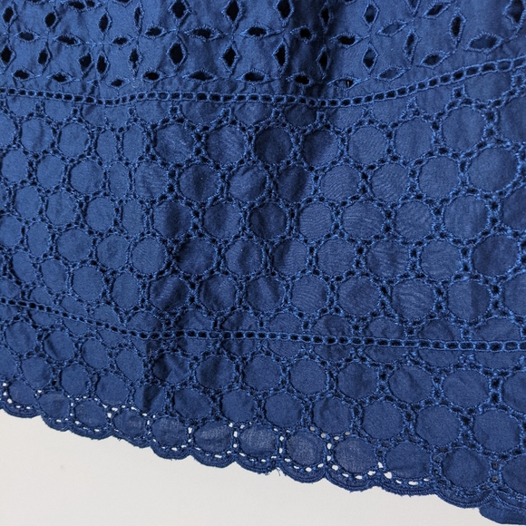 Maternity - Navy eyelet lace dress - Picture 4 of 4